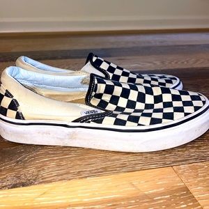 Vans Checker Board Sneakers Size 6.5 W/5 M